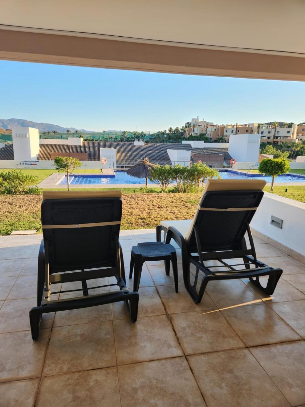 Bajo Con Vistas A La Piscina En Valle Del Este Golf Vera Luaran gambar